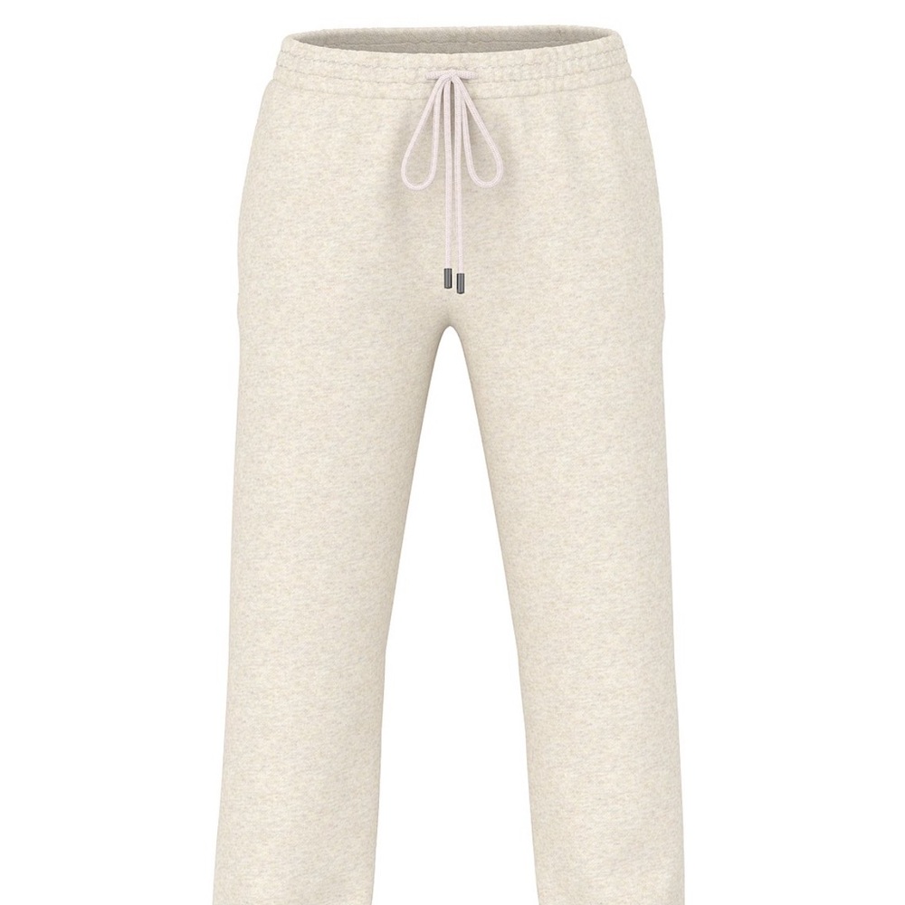 Victoria's Secret Cream Logo Jogger Sweatpants